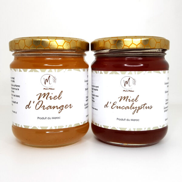 Mini Pack Miel d’Eucalyptus et Miel d’Oranger